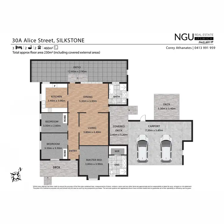 Floorplan of Homely house listing, 30A Alice Street, Silkstone QLD 4304