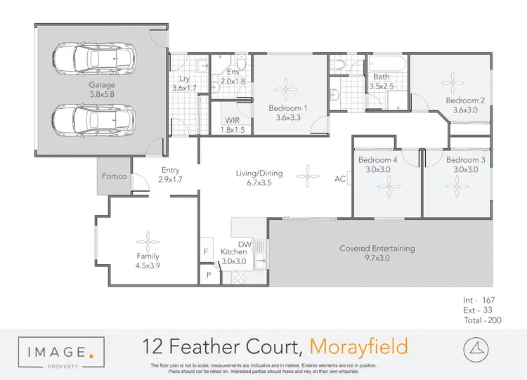 Floorplan of Homely house listing, 12 Feather Court, Morayfield QLD 4506