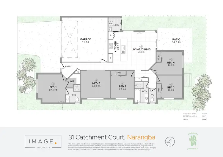 Floorplan of Homely house listing, 31 Catchment Court, Narangba QLD 4504