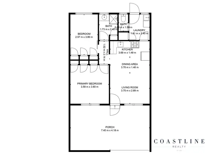 Floorplan of Homely unit listing, 3/59 See Street, Bargara QLD 4670