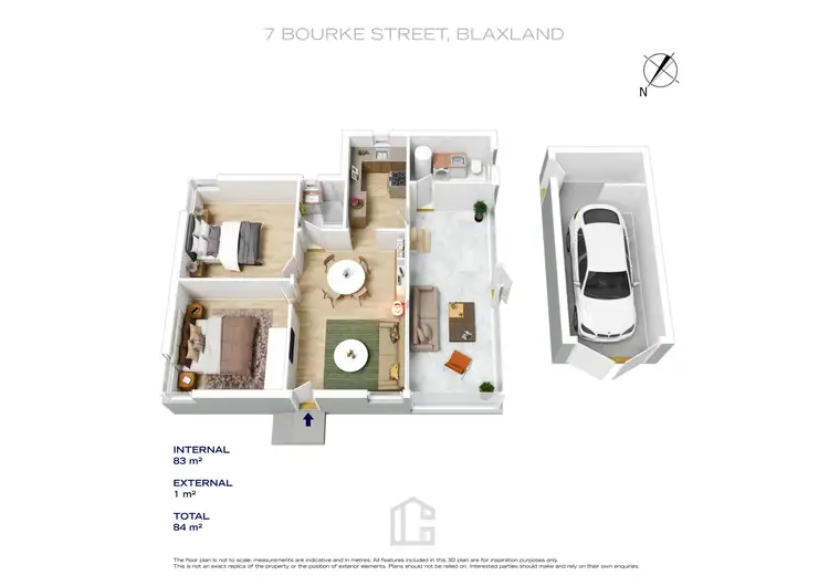 Floorplan of Homely house listing, 7 Bourke Street, Blaxland NSW 2774