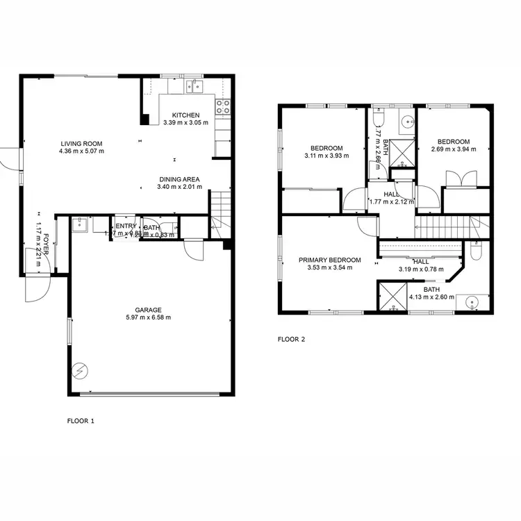 Floorplan of Homely block of units listing, 13 Robert Street, Bundaberg South QLD 4670