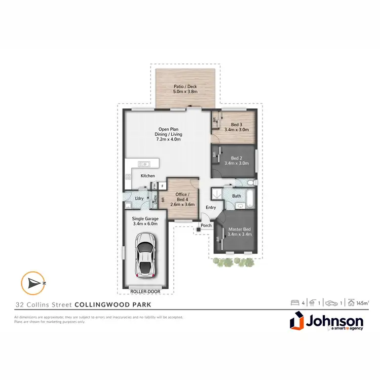 Floorplan of Homely house listing, 32 Collins Street, Collingwood Park QLD 4301