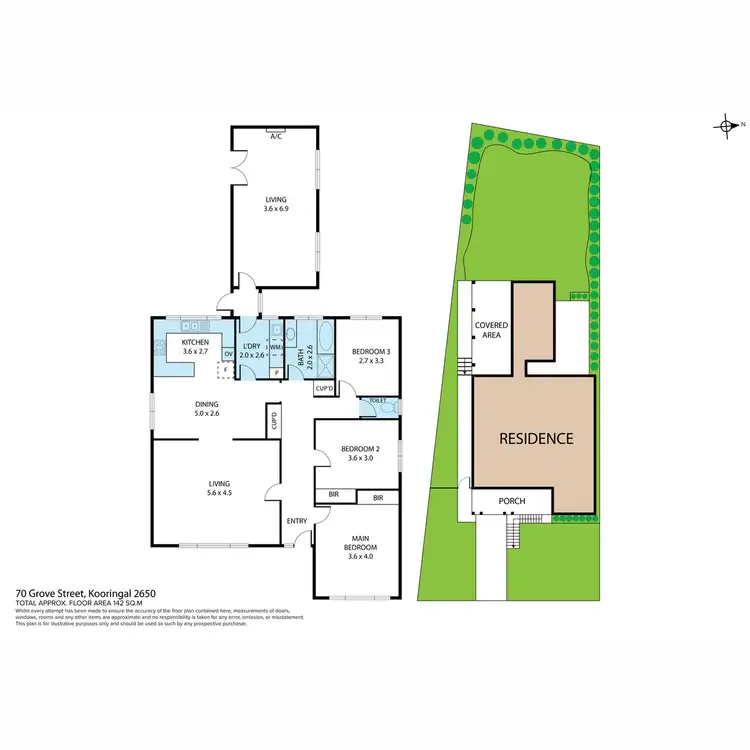 Floorplan of Homely house listing, 70 Grove Street, Kooringal NSW 2650