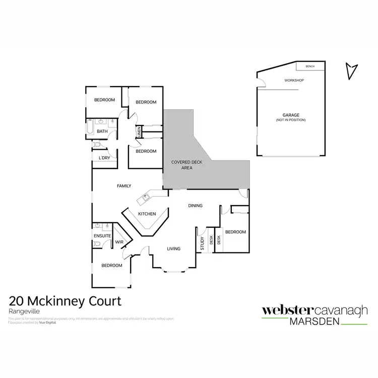 Floorplan of Homely house listing, 20 McKinney Court, Rangeville QLD 4350