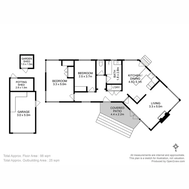 Floorplan of Homely house listing, 11 Nietta Road, Lindisfarne TAS 7015