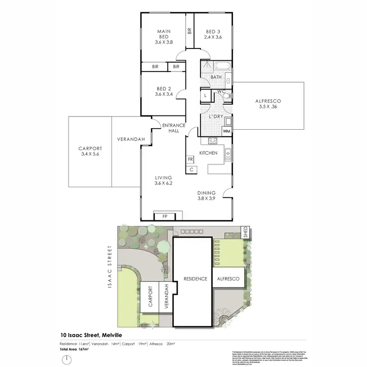 Floorplan of Homely house listing, 10 Isaac Street, Melville WA 6156
