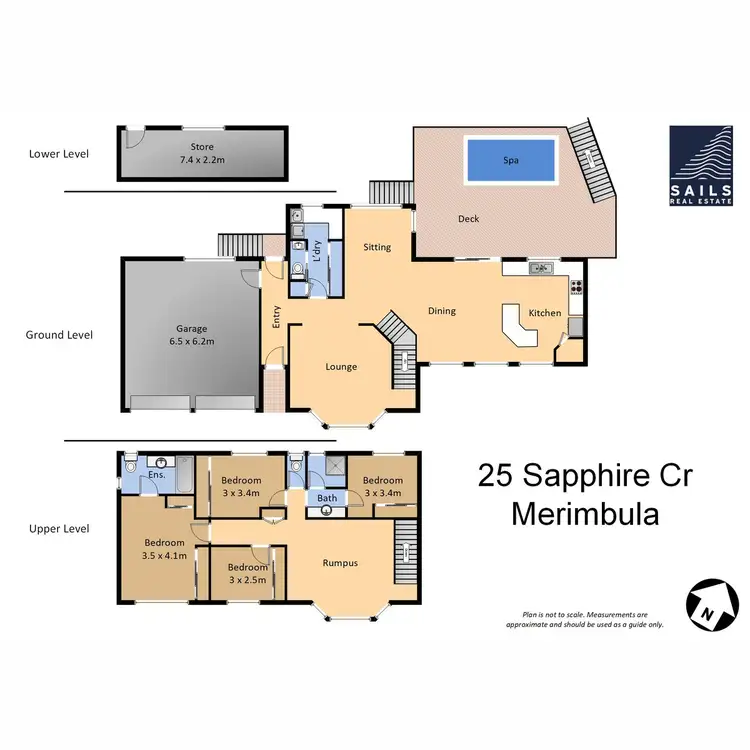 Floorplan of Homely house listing, 25 Sapphire Crescent, Merimbula NSW 2548