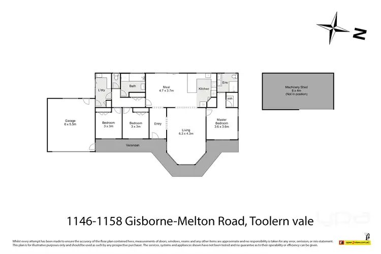 Floorplan of Homely house listing, 1146-1158 Gisborne-Melton Road, Toolern Vale VIC 3337
