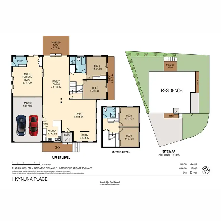 Floorplan of Homely house listing, 1 Kynuna Place, Carina Heights QLD 4152