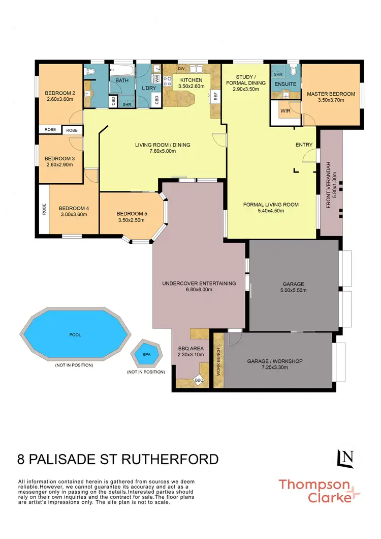 Floorplan of Homely house listing, 8 Palisade Street, Rutherford NSW 2320