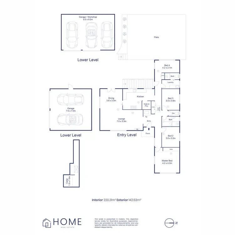Floorplan of Homely house listing, 18 Condada Drive, Banksia Park SA 5091