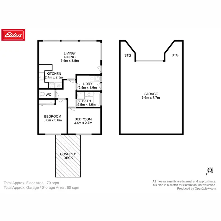 Floorplan of Homely unit listing, 2/14 Brookston Drive, Mornington TAS 7018