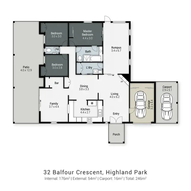 Floorplan of Homely house listing, 32 Balfour Crescent, Highland Park QLD 4211