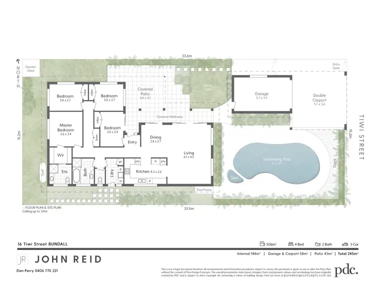 Floorplan of Homely house listing, 16 Tiwi Street, Sorrento QLD 4217