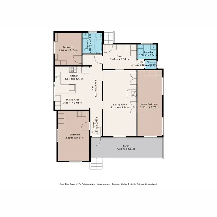 Floorplan of Homely house listing, 111 Gunnedah Street, Carroll NSW 2340