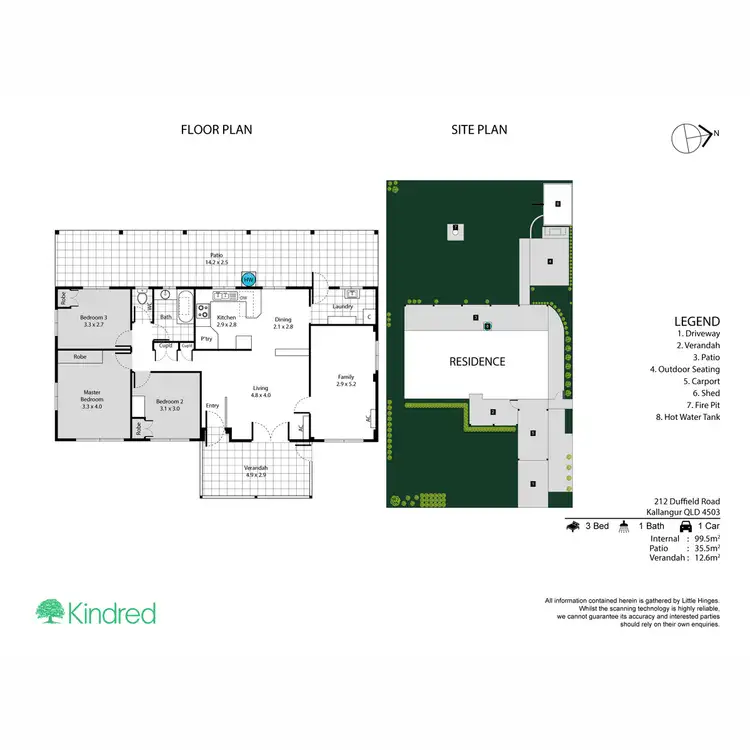 Floorplan of Homely house listing, 212 Duffield Road, Kallangur QLD 4503