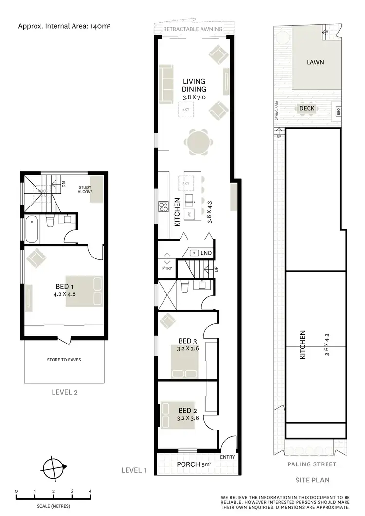 Floorplan of Homely house listing, 6 Paling Street, Lilyfield NSW 2040