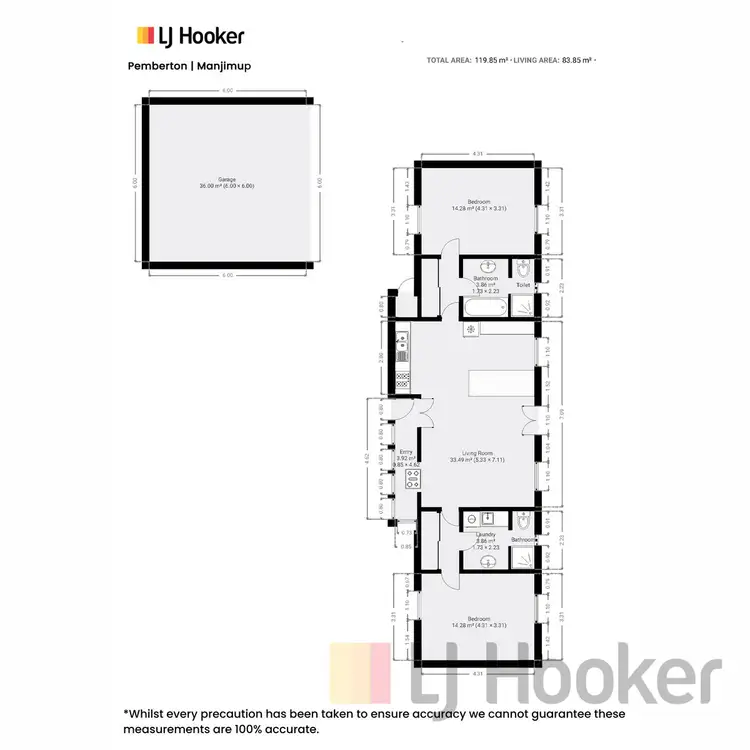 Floorplan of Homely house listing, 75 Karri Lane, Quinninup WA 6258