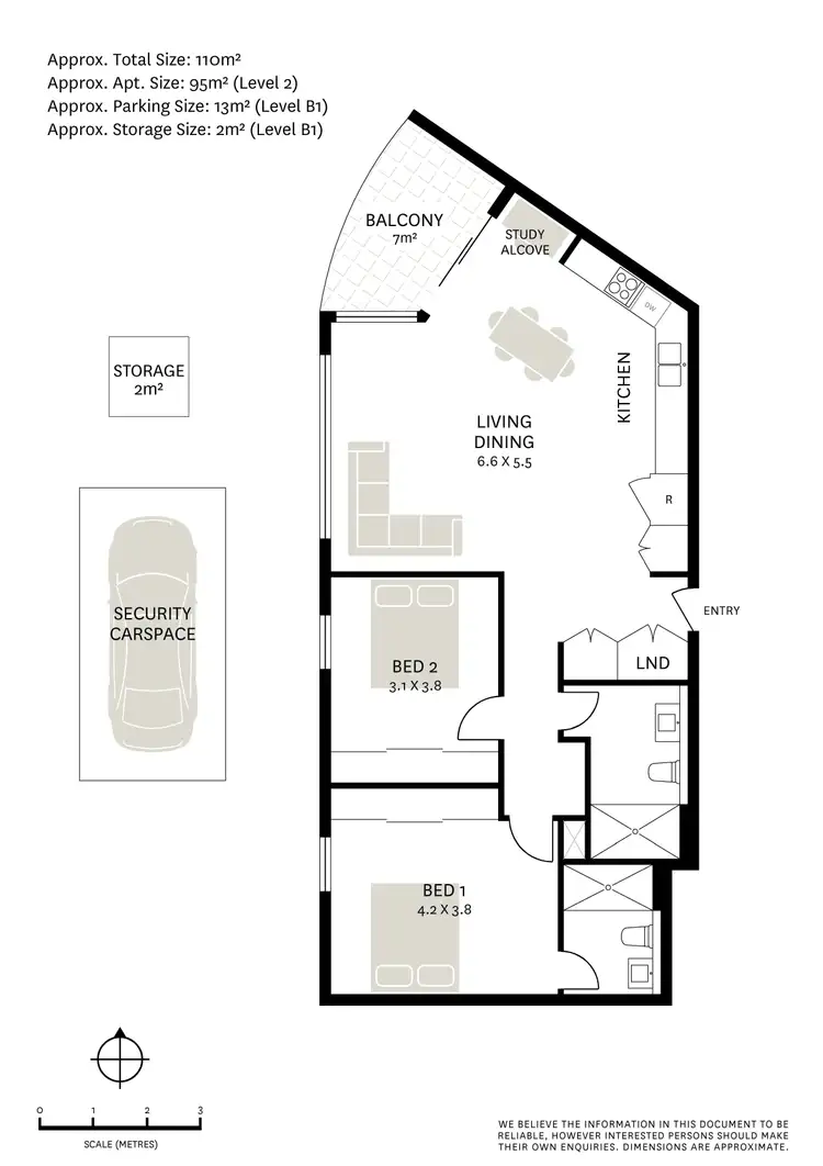 Floorplan of Homely apartment listing, 207/7 Mungo Scott Place, Summer Hill NSW 2130
