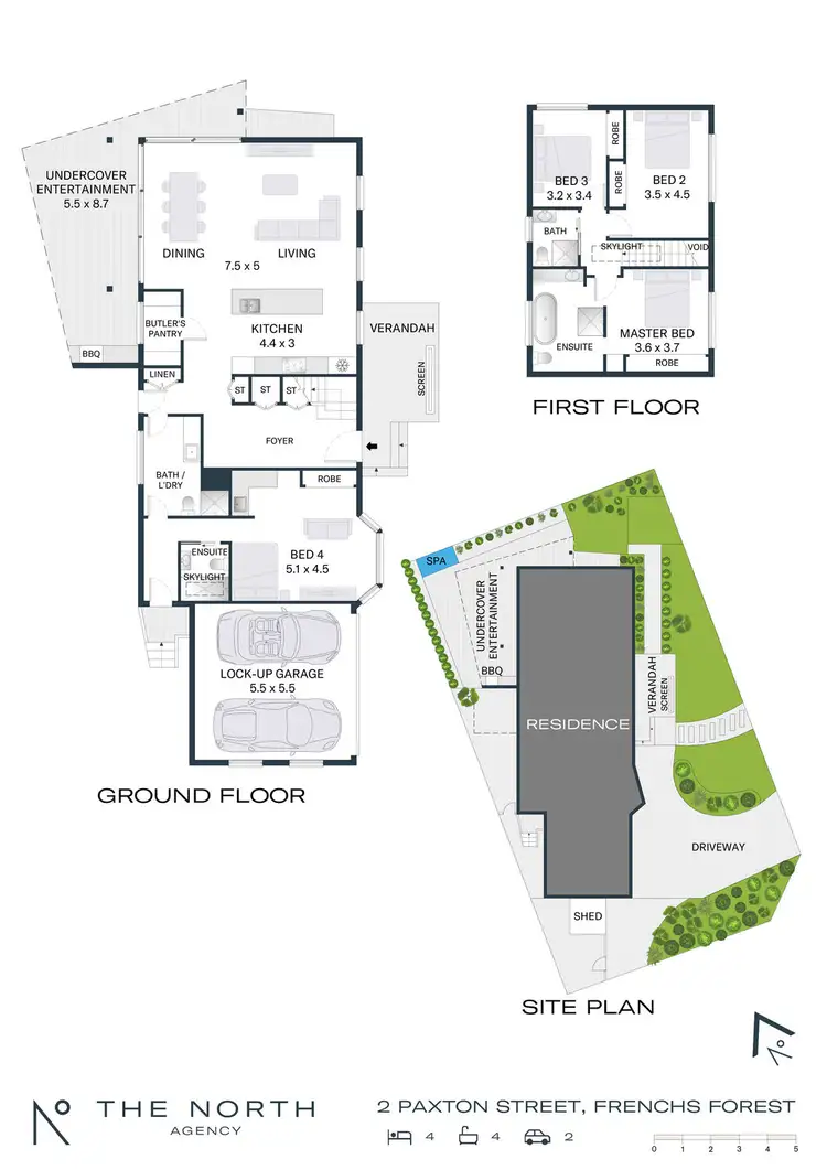 Floorplan of Homely house listing, 2 Paxton Street, Frenchs Forest NSW 2086