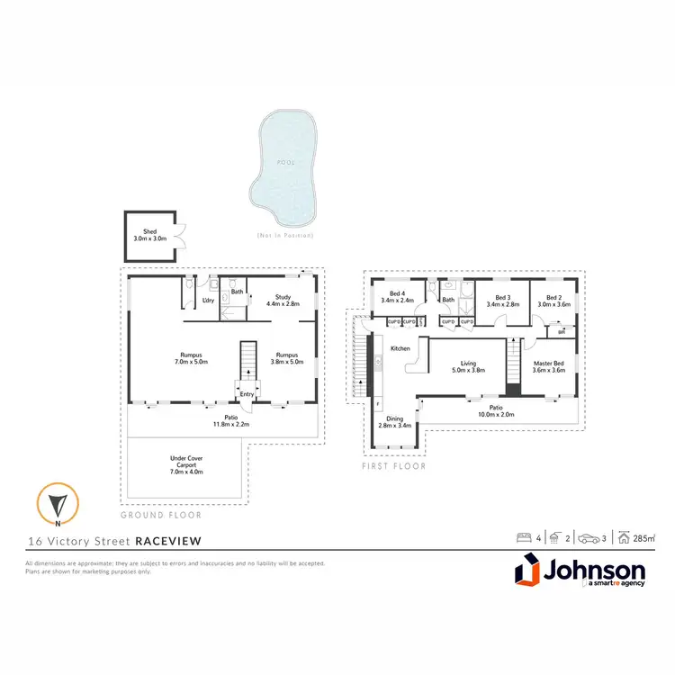 Floorplan of Homely house listing, 16 Victory Street, Raceview QLD 4305