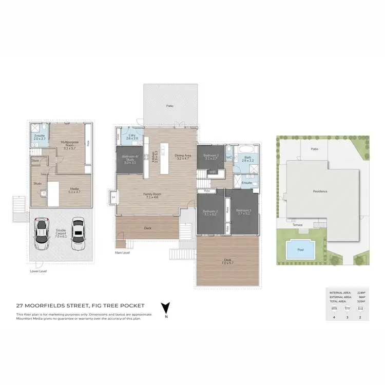Floorplan of Homely house listing, 27 Moorfields Street, Fig Tree Pocket QLD 4069