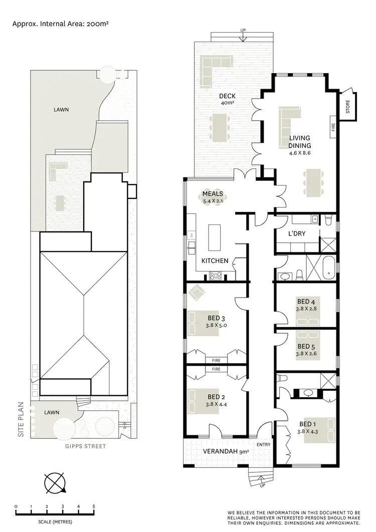 Floorplan of Homely house listing, 5 Gipps Street, Drummoyne NSW 2047