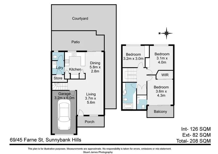 Floorplan of Homely townhouse listing, 69/45 Farne Street, Sunnybank Hills QLD 4109