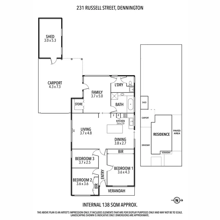 Floorplan of Homely house listing, 231 Russell Street, Warrnambool VIC 3280