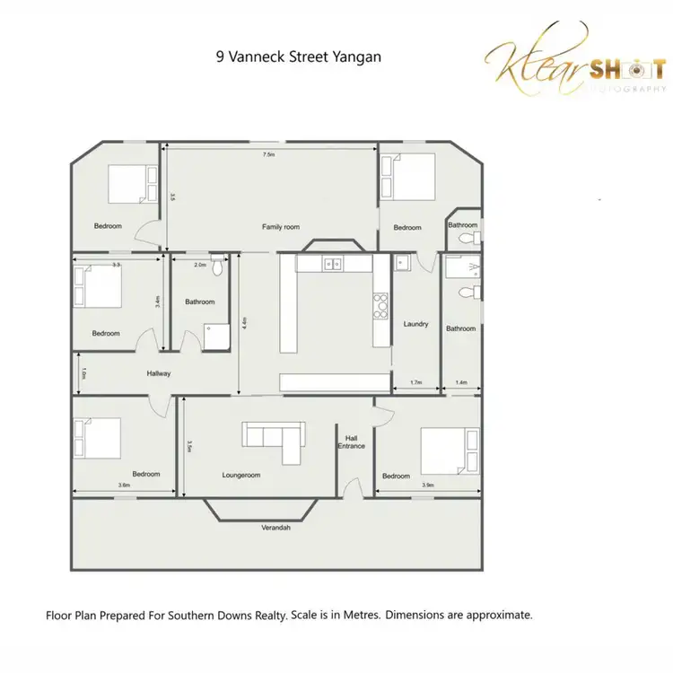 Floorplan of Homely house listing, 9 Vanneck Street, Yangan QLD 4371