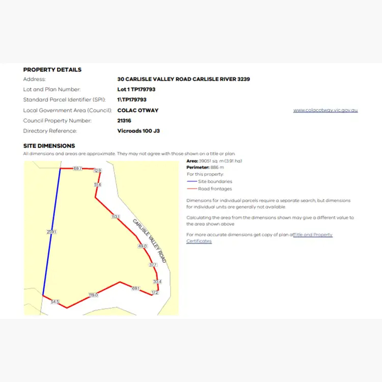 Floorplan of Homely rural property listing, 30 Carlisle Valley Road, Carlisle River VIC 3239