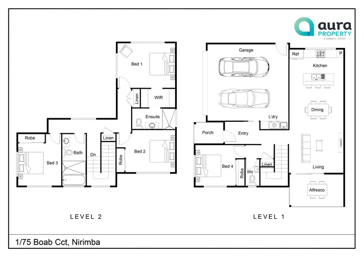 Floorplan of Homely house listing, 1/75 Boab Circuit, Nirimba QLD 4551
