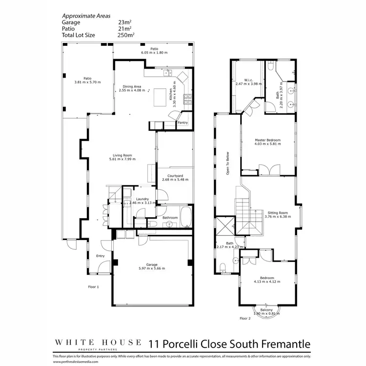 Floorplan of Homely house listing, 11 Porcelli Close, South Fremantle WA 6162