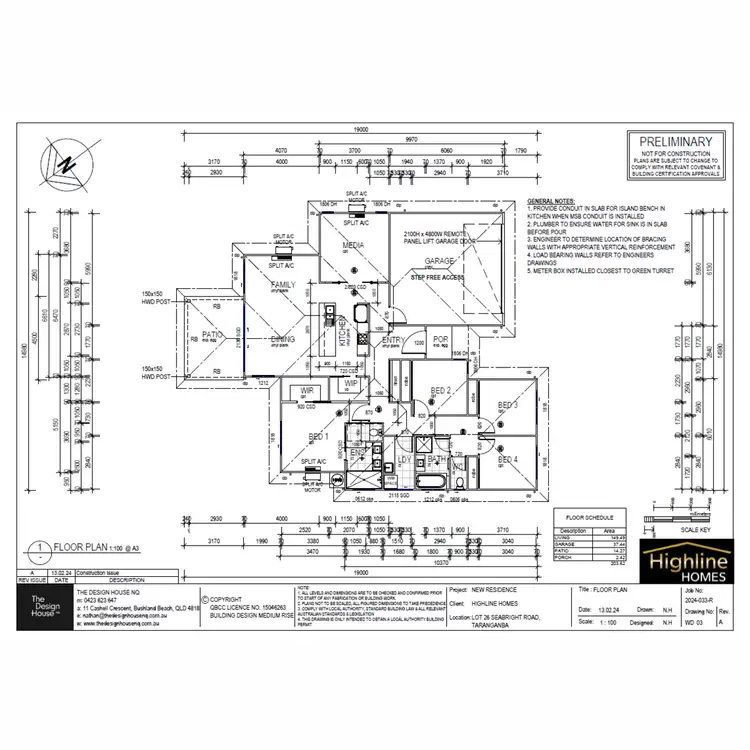 Floorplan of Homely house listing, 7 (Lot 26) Seabright Road, Taranganba QLD 4703