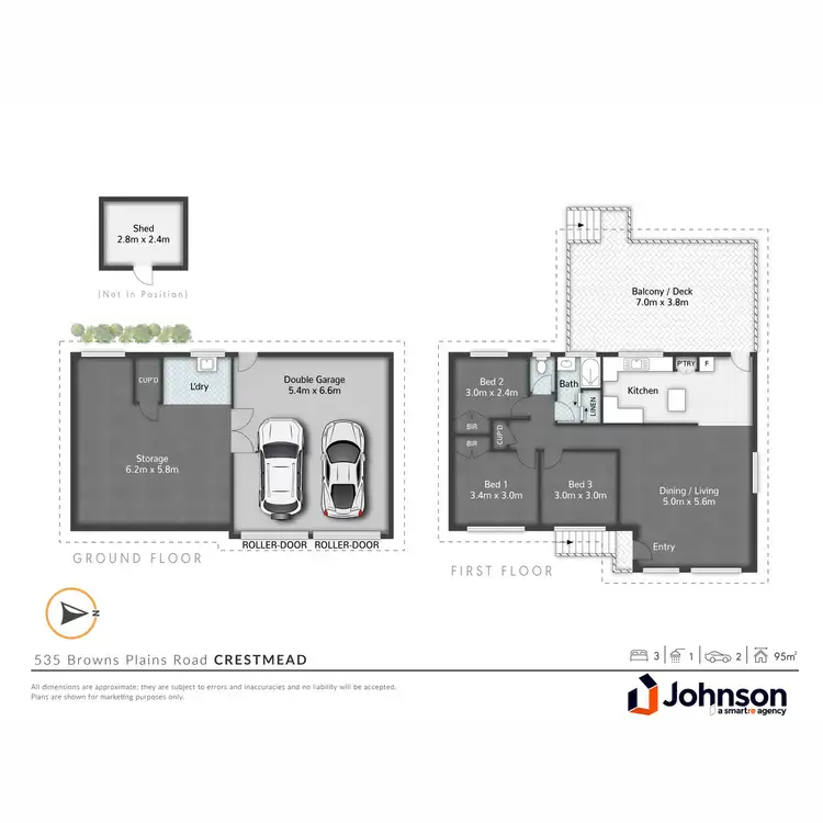 Floorplan of Homely house listing, 535 Browns Plains Road, Crestmead QLD 4132