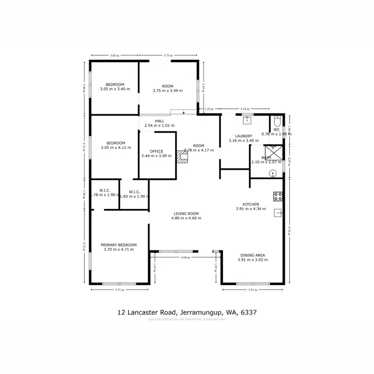 Floorplan of Homely house listing, 12 Lancaster Road, Jerramungup WA 6337