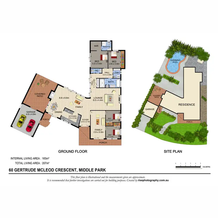 Floorplan of Homely house listing, 60 Gertrude McLeod Crescent, Middle Park QLD 4074