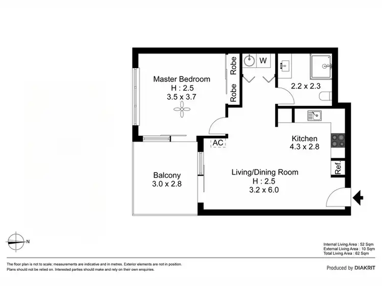 Floorplan of Homely unit listing, 604/9-11 Walden Lane, Bowen Hills QLD 4006