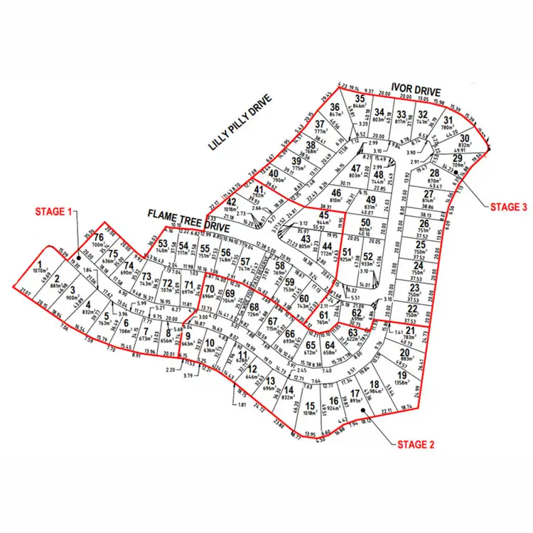 Floorplan of Homely land listing, LOT 17 North Lakes Circuit, Burrum Heads QLD 4659