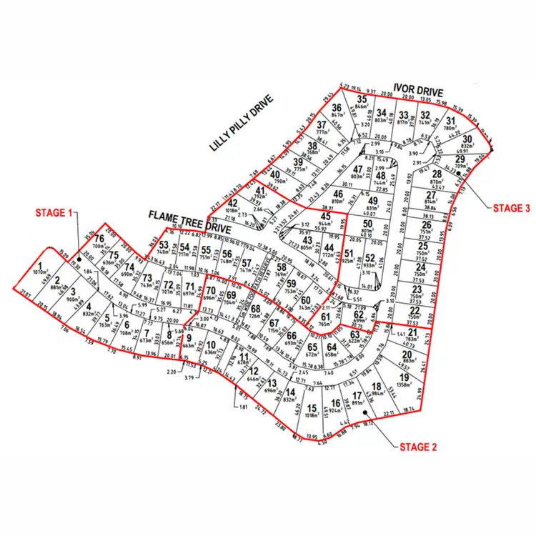 Floorplan of Homely land listing, LOT 8 North Lakes Circuit, Burrum Heads QLD 4659