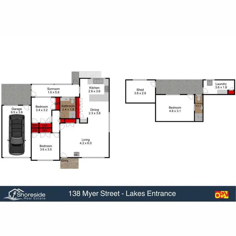 Floorplan of Homely house listing, 138 Myer Street, Lakes Entrance VIC 3909