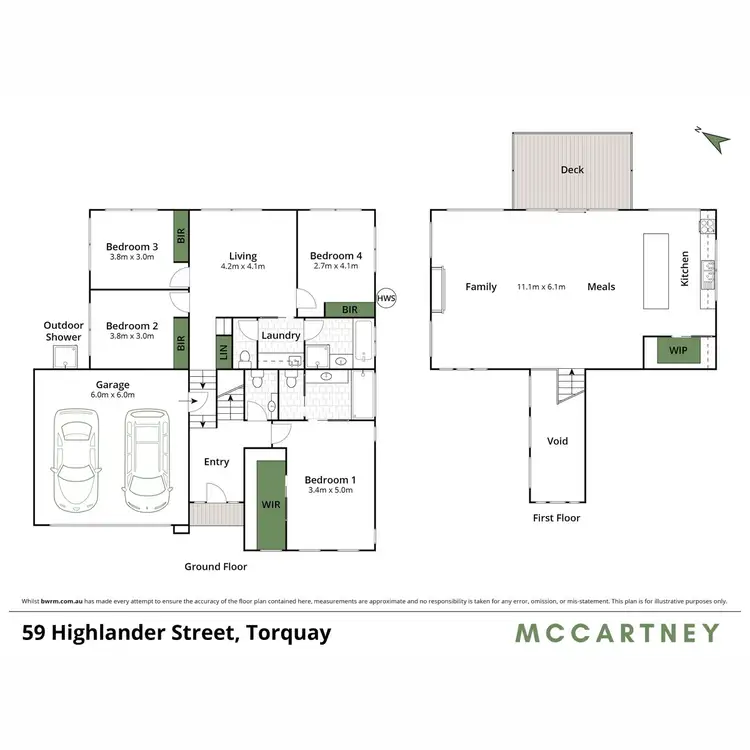 Floorplan of Homely house listing, 59 Highlander Street, Torquay VIC 3228