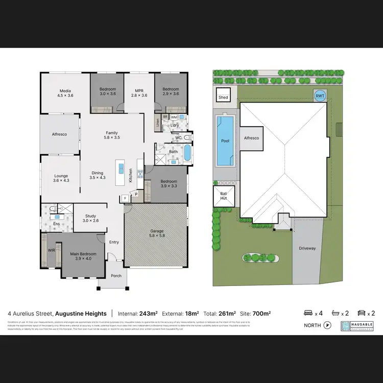 Floorplan of Homely house listing, 4 Aurelius Street, Augustine Heights QLD 4300