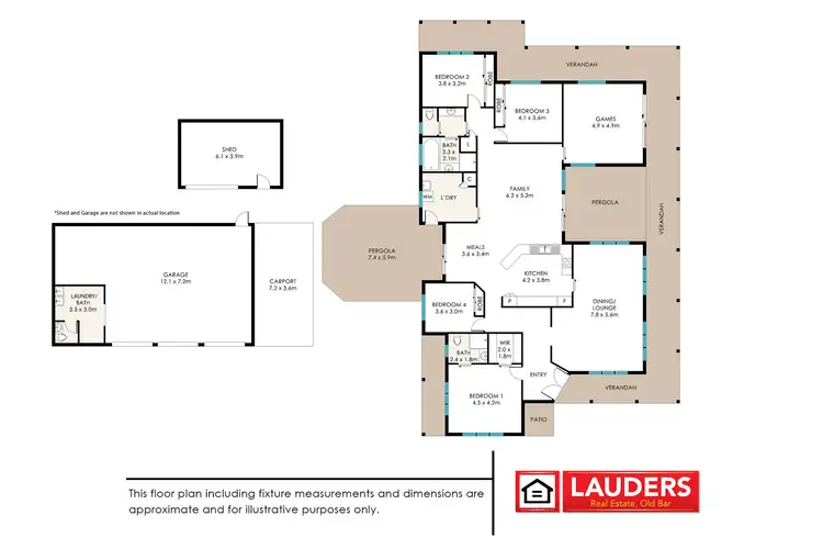 Floorplan of Homely house listing, 10 Kolinda Drive, Old Bar NSW 2430