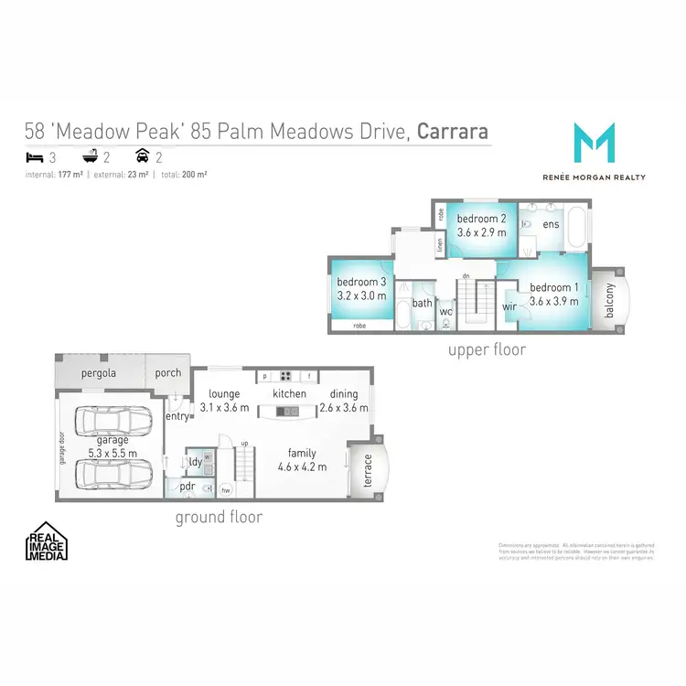 Floorplan of Homely townhouse listing, 58/85 Palm Meadows Drive, Carrara QLD 4211