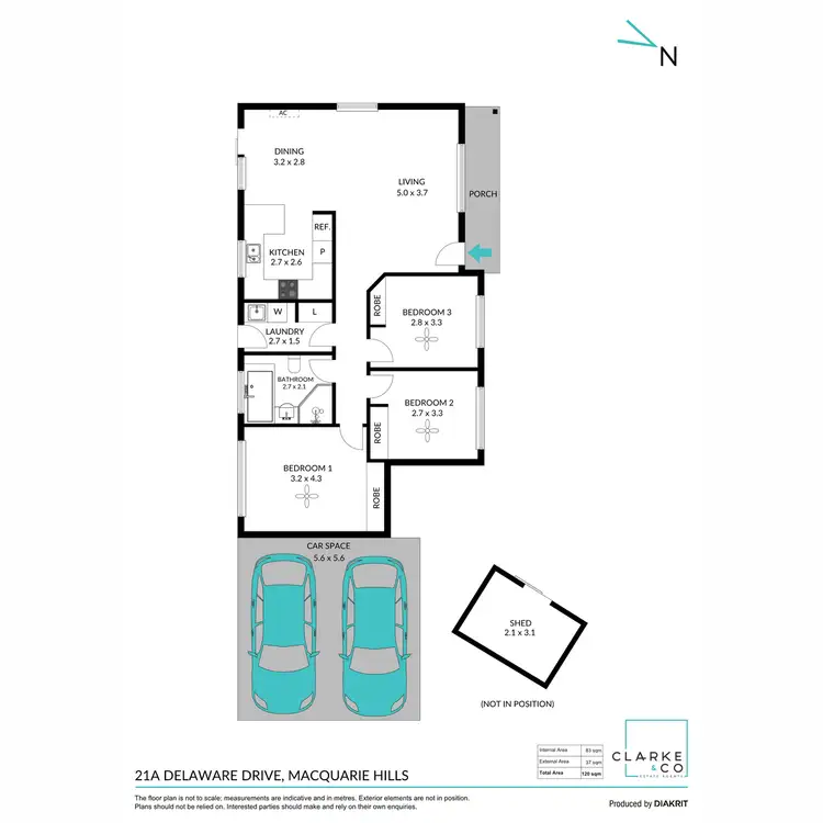 Floorplan of Homely house listing, 21A Delaware Drive, Macquarie Hills NSW 2285