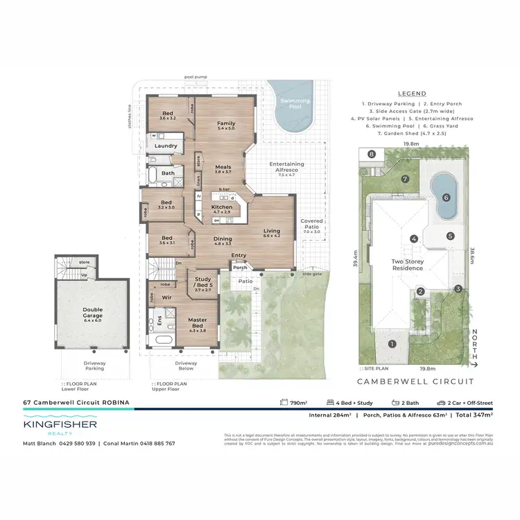Floorplan of Homely house listing, 67 Camberwell Circuit, Robina QLD 4226