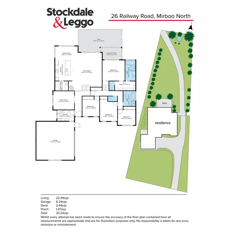 Floorplan of Homely house listing, 26 Railway Road, Mirboo North VIC 3871