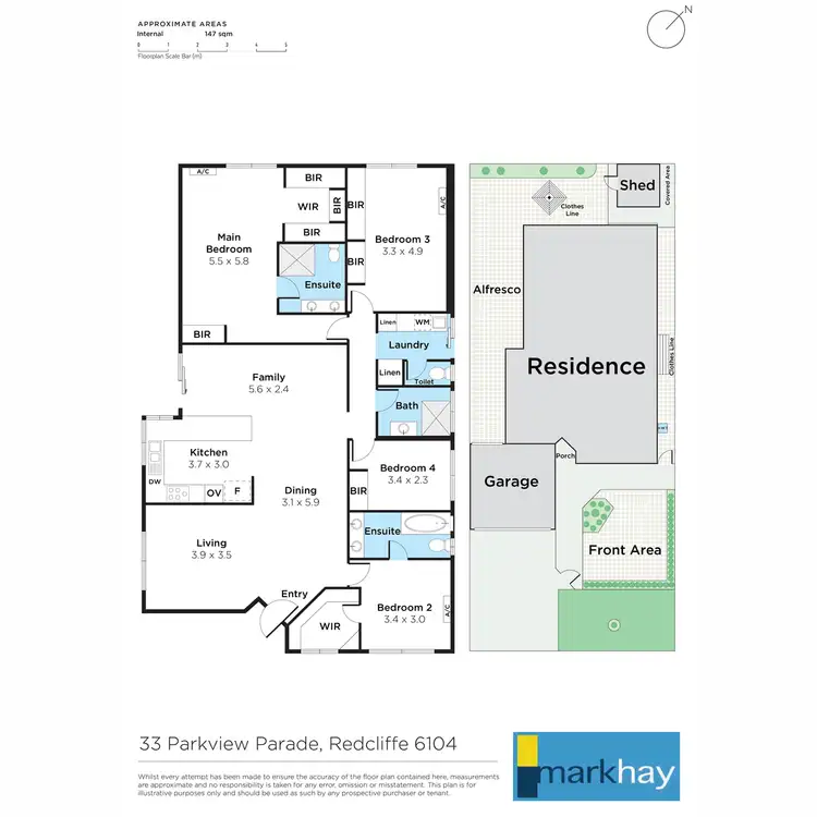 Floorplan of Homely house listing, 33 Parkview Parade, Redcliffe WA 6104
